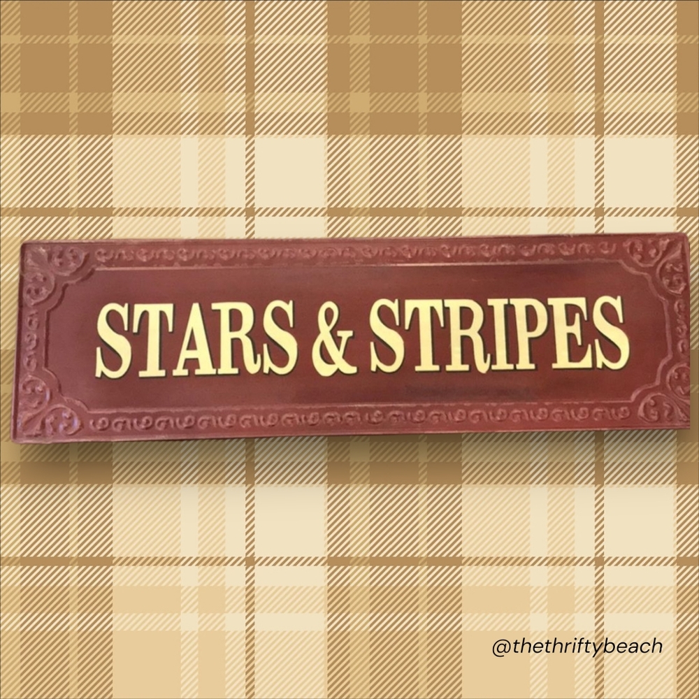 🏷Stars & Stripes Metal Sign